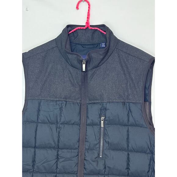 Roundtree & Yorke Men’s XL Gray/Black Quilted Zip-Front Vest – Layering Piece - Picture 9 of 9